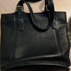 Coach black shoulder bag